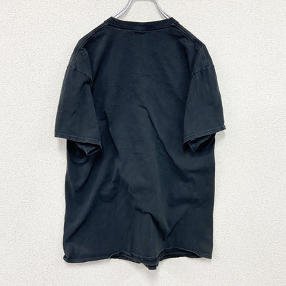 00s～　PORT&COMPANY　SUBWAY　サブウェイ　半袖プリントTシャツ　企業T　黒　ブラック　Lサイズ