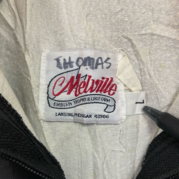 Melville　ナイロンジャケット　プルオーバー　黒　ブラック　Lサイズ