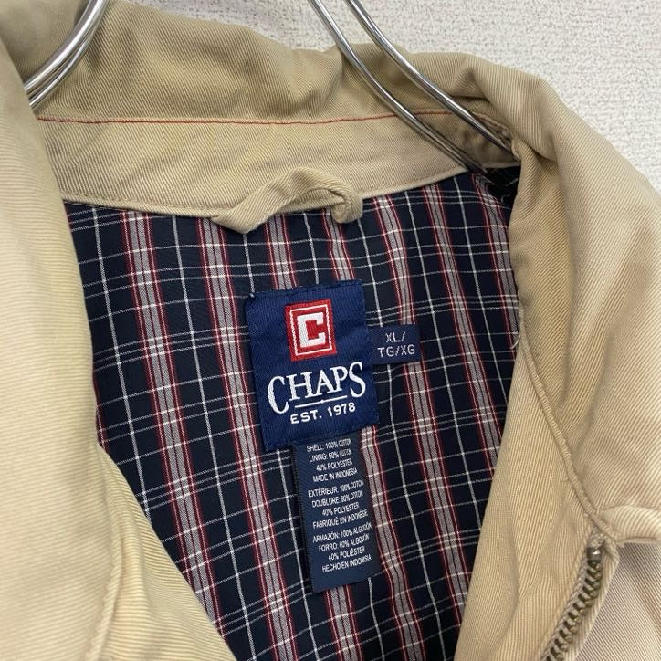 CHAPS　チャップス　ラルフローレン　ブルゾン/スイングトップ　ベージュ　XLサイズ