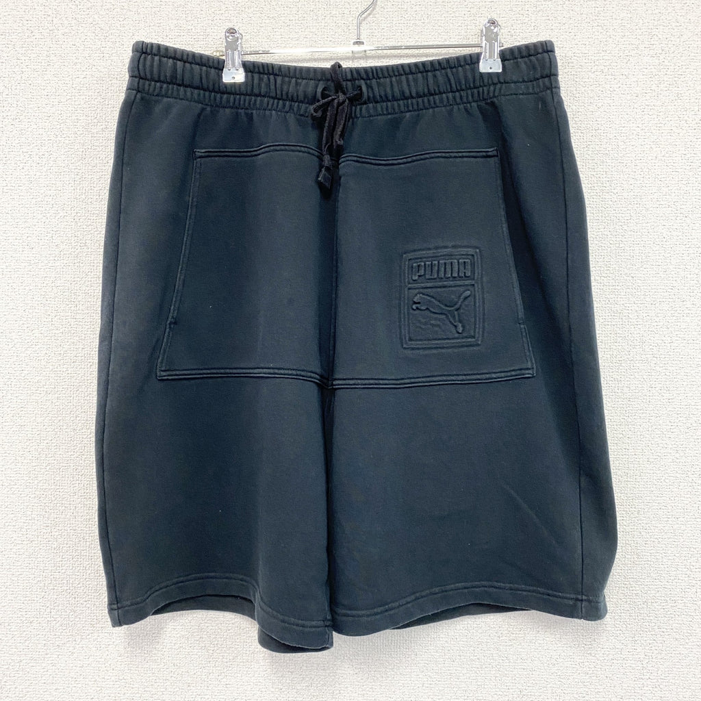 PUMA　プーマ　ハーフスウェットパンツ/ショートパンツ　紺　ネイビー　XLサイズ