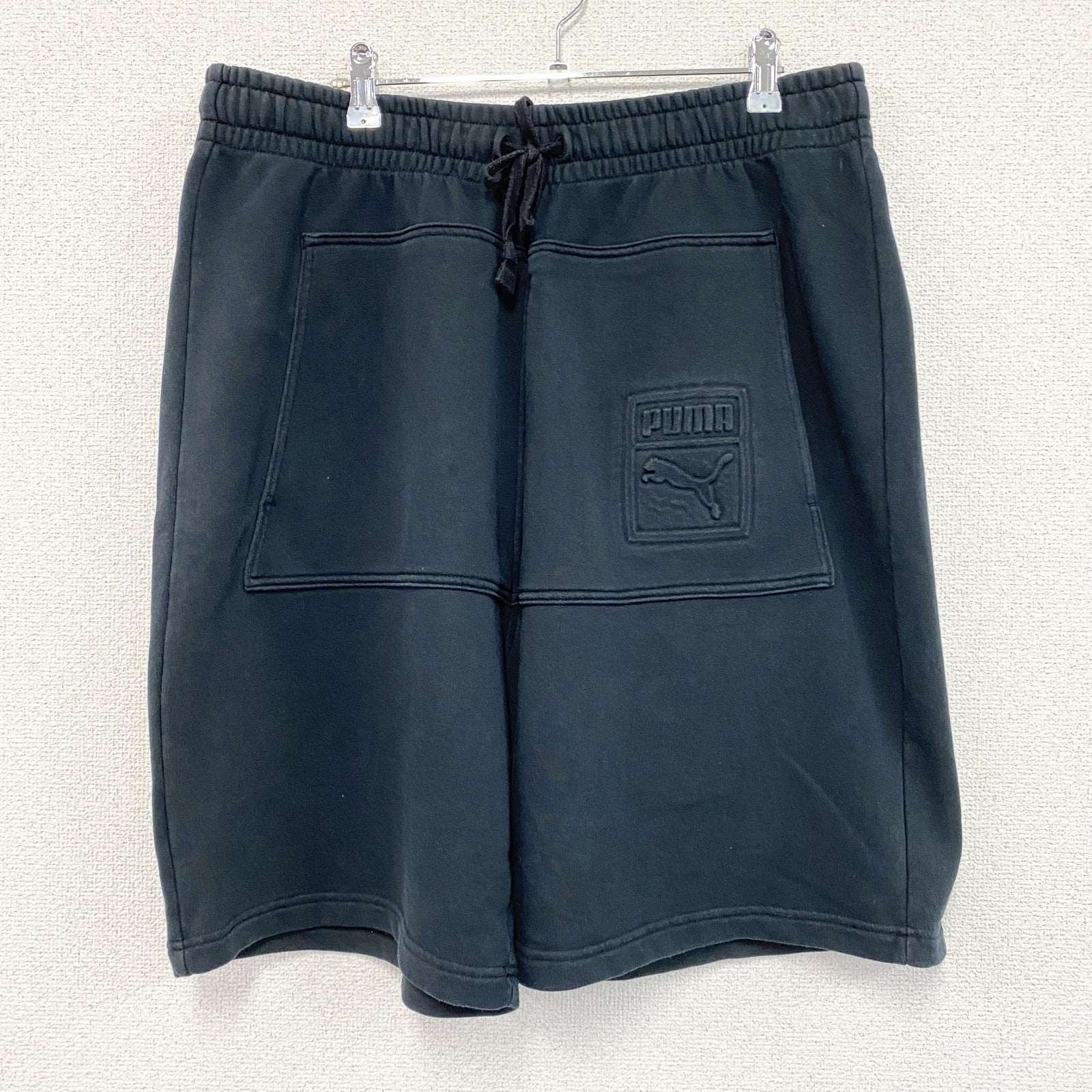 PUMA　プーマ　ハーフスウェットパンツ/ショートパンツ　紺　ネイビー　XLサイズ