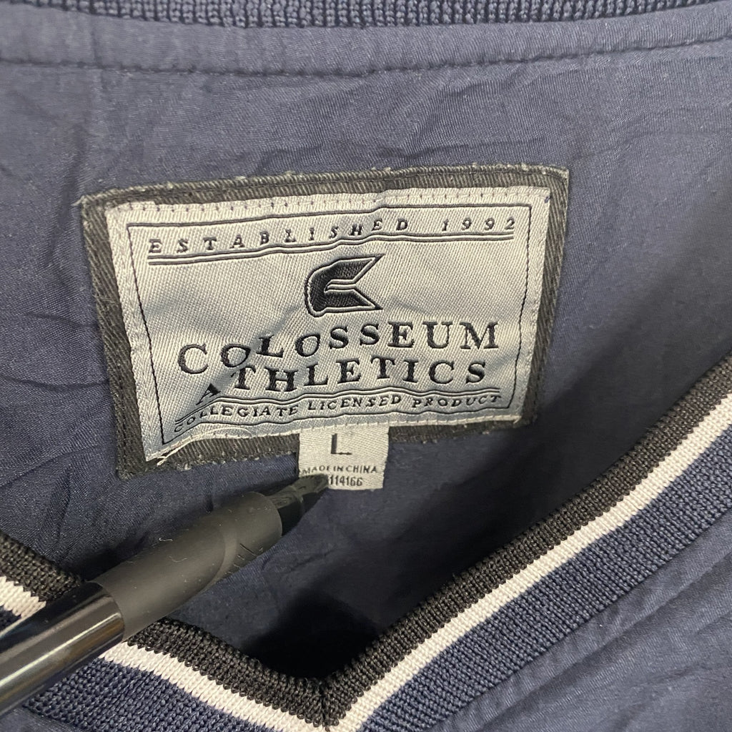 COLOSSEUM ATHLETICS　ナイロンプルオーバー　紺　ネイビー　Lサイズ