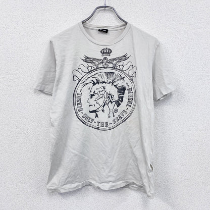 DIESEL　ディーゼル　半袖プリントTシャツ　白　ホワイト　Mサイズ