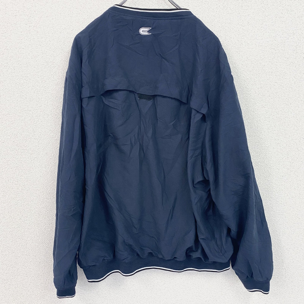 COLOSSEUM ATHLETICS　ナイロンプルオーバー　紺　ネイビー　Lサイズ