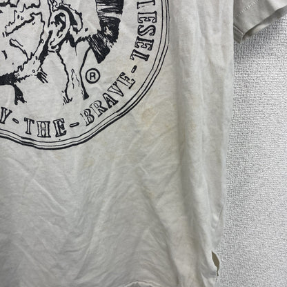 DIESEL　ディーゼル　半袖プリントTシャツ　白　ホワイト　Mサイズ