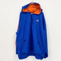 90s　adidas　アディダス　アノラックナイロンパーカー　ヴィンテージ　青　ブルー　Mサイズ