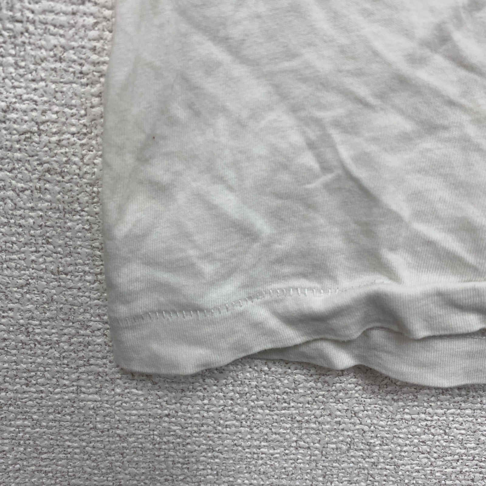 DIESEL　ディーゼル　半袖プリントTシャツ　シングルステッチ　白　ホワイト　XLサイズ