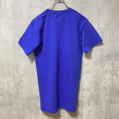 古着 used　RUSSELL　EASTERN ILLINOIS UNIVERSITY 大学　半袖カレッジプリントTシャツ　青