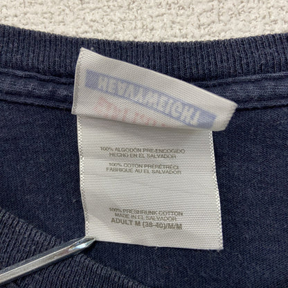 Hanes　ヘインズ　半袖プリントTシャツ　Stud Muffin　紺　ネイビー　Mサイズ
