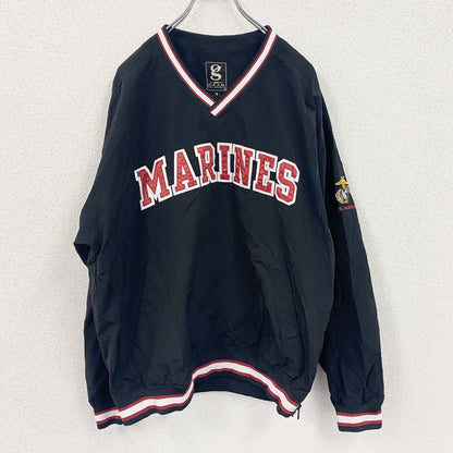 GEAR FOR SPORTS　ナイロンプルオーバージャケット　カレッジ　黒　ブラック　Lサイズ