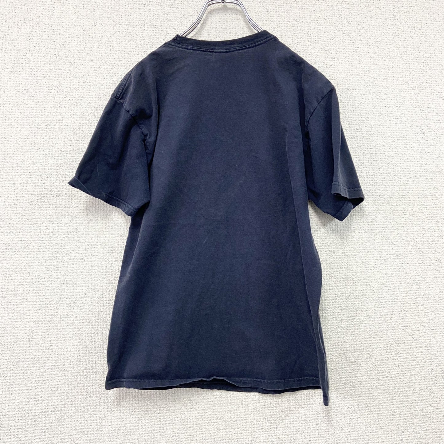 Hanes　ヘインズ　半袖プリントTシャツ　Stud Muffin　紺　ネイビー　Mサイズ