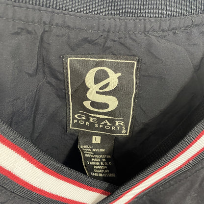 GEAR FOR SPORTS　ナイロンプルオーバージャケット　カレッジ　黒　ブラック　Lサイズ