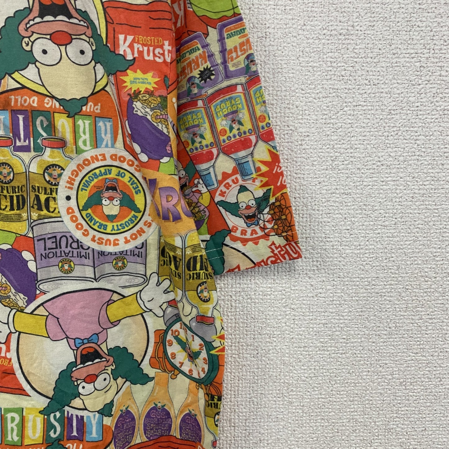 The SIMPSONS　ザシンプソンズ　クラスティザクラウン　半袖Tシャツ　キャラクターT　マルチカラー　Mサイズ