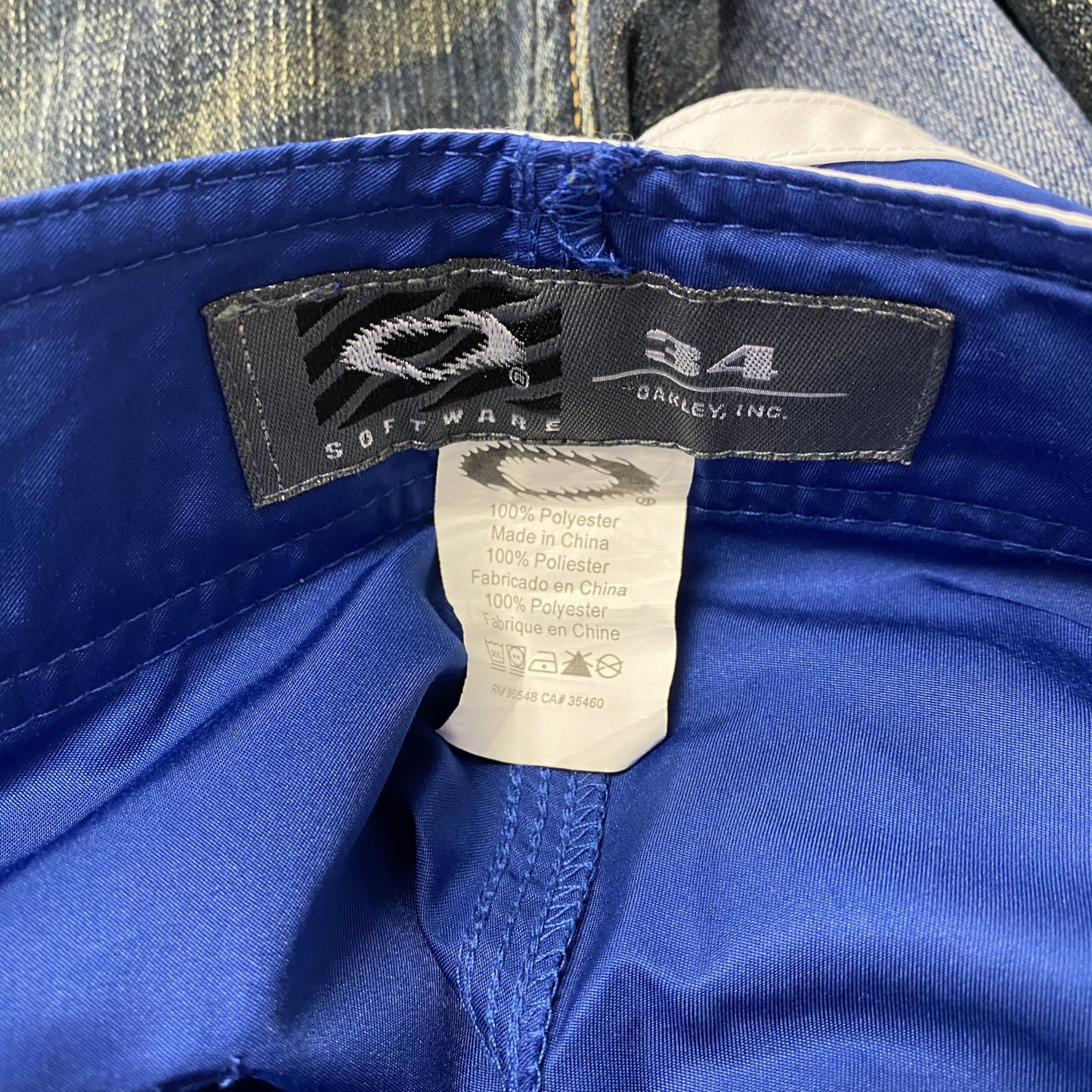 Oakley　オークリー　software　ボードショーツ　ハーフパンツ/ショートパンツ　青　ブルー　34サイズ