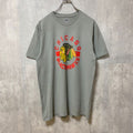 古着 used　NFL　シカゴブラックホークス　アメフト　半袖オフィシャルプリントTシャツ　グレー　スポーツ　Mサイズ