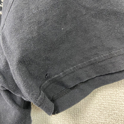 LEONARDO　レオナルドダヴィンチ　半袖プリントTシャツ　人体T　ITALIA　黒　ブラック　Mサイズ