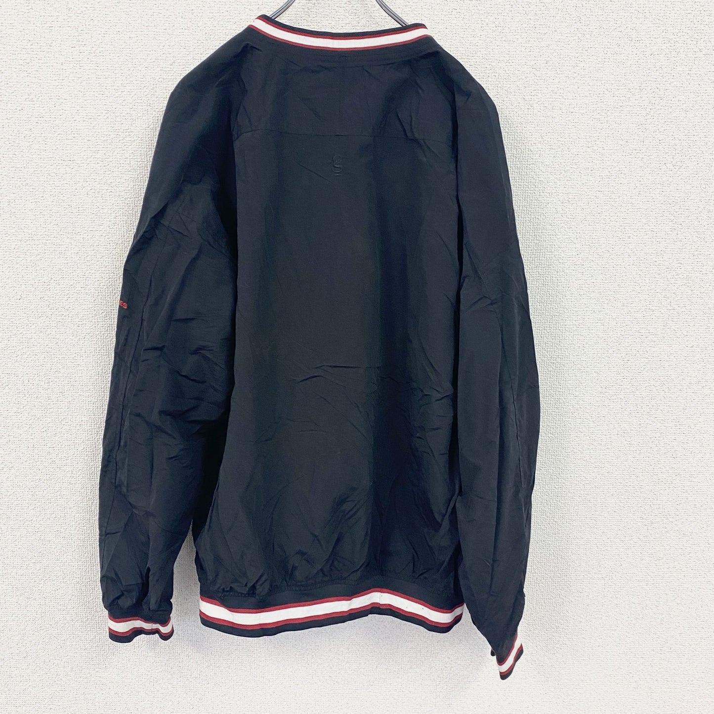GEAR FOR SPORTS　ナイロンプルオーバージャケット　カレッジ　黒　ブラック　Lサイズ