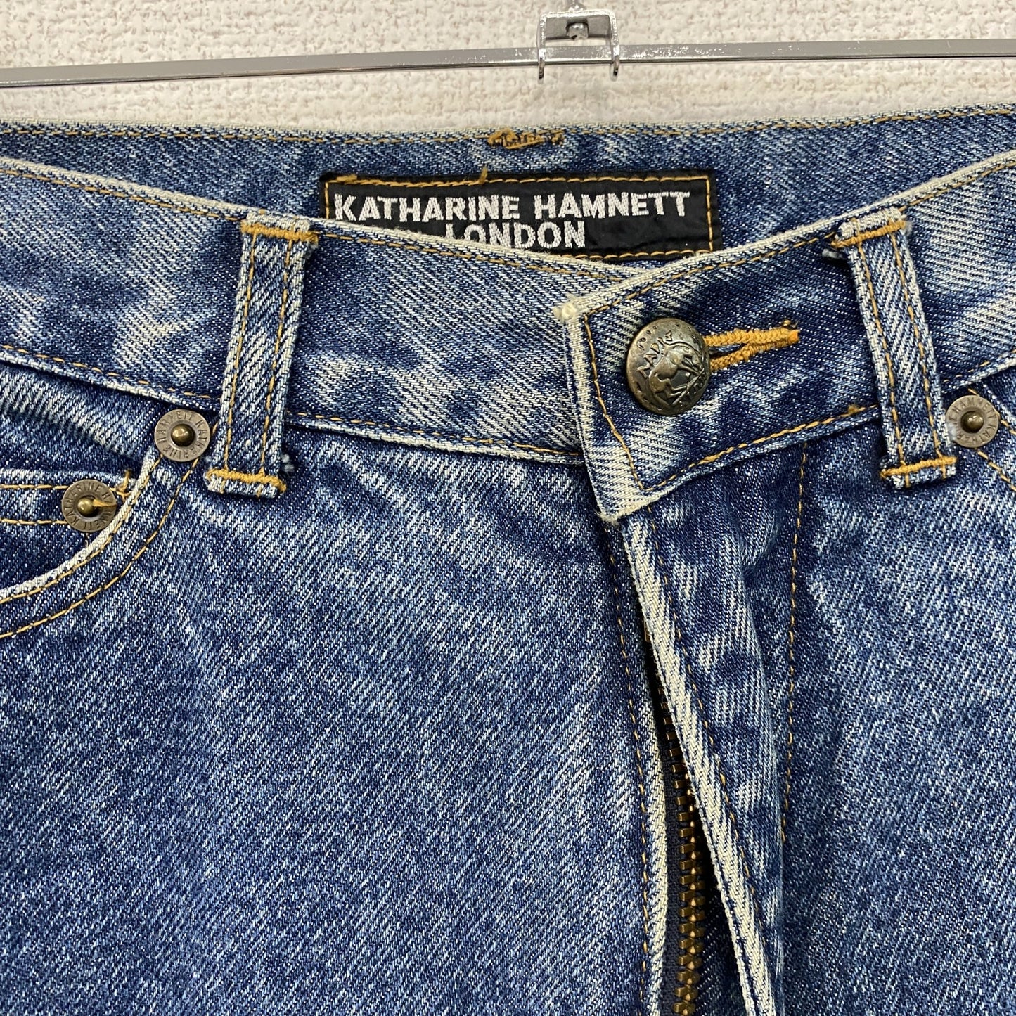 KATHRINE HAMNETT　キャサリンハムネット　デニムパンツ/ジーンズ　ジップフライ　インディゴ