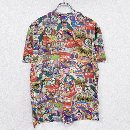 The SIMPSONS　ザシンプソンズ　クラスティザクラウン　半袖Tシャツ　キャラクターT　マルチカラー　Mサイズ