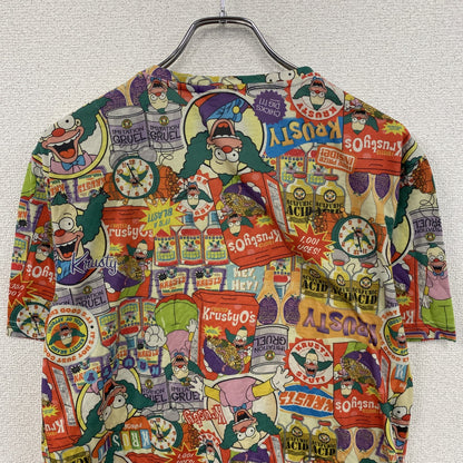 The SIMPSONS　ザシンプソンズ　クラスティザクラウン　半袖Tシャツ　キャラクターT　マルチカラー　Mサイズ
