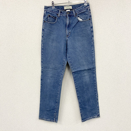 ～00s　L.L.Bean　エルエルビーン　デニムパンツ/ジーンズ　ジップフライ　ネル生地ライナー　革パッチ　インディゴ　W30サイズ