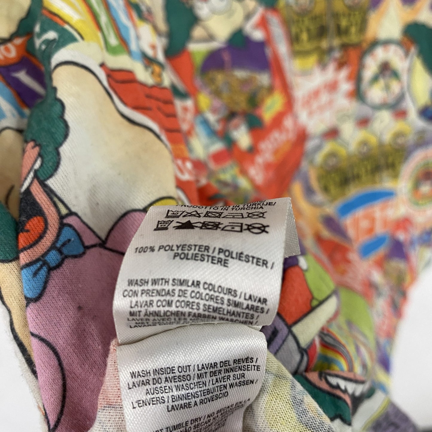The SIMPSONS　ザシンプソンズ　クラスティザクラウン　半袖Tシャツ　キャラクターT　マルチカラー　Mサイズ