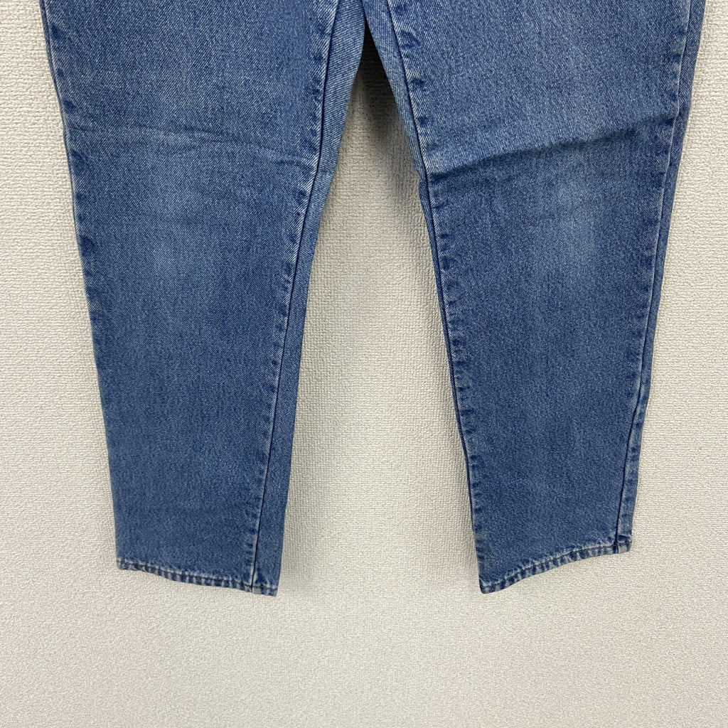 ～00s　L.L.Bean　エルエルビーン　デニムパンツ/ジーンズ　ジップフライ　ネル生地ライナー　革パッチ　インディゴ　W30サイズ