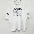 ～90s　adidas　アディダス　半袖プリントTシャツ　ヴィンテージ　白　ホワイト　XLサイズ