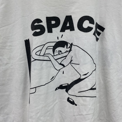 ～90s　adidas　アディダス　半袖プリントTシャツ　ヴィンテージ　白　ホワイト　XLサイズ