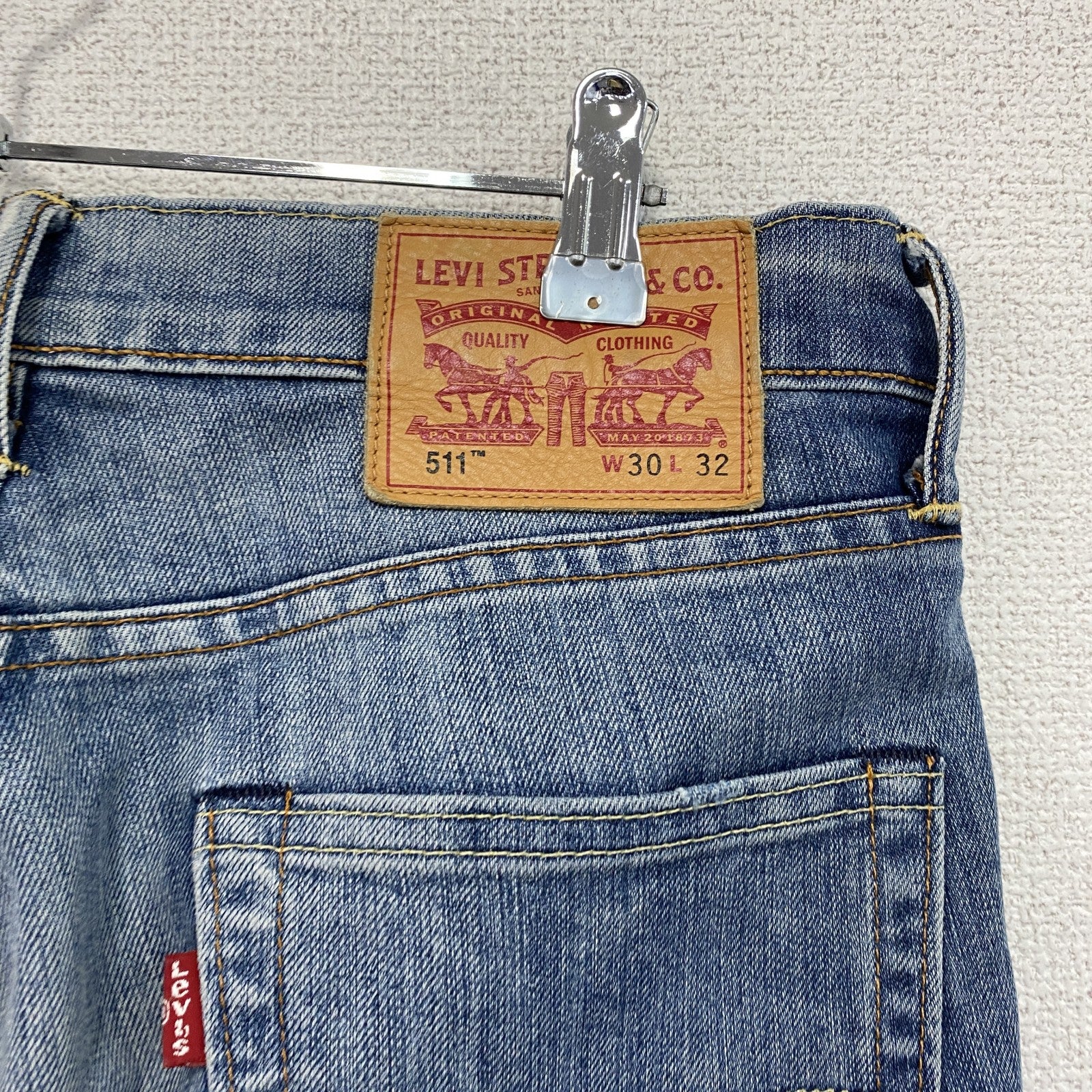 Levi's　リーバイス　511　デニムパンツジーンズ　ジップフライ　インディゴ　W30サイズ