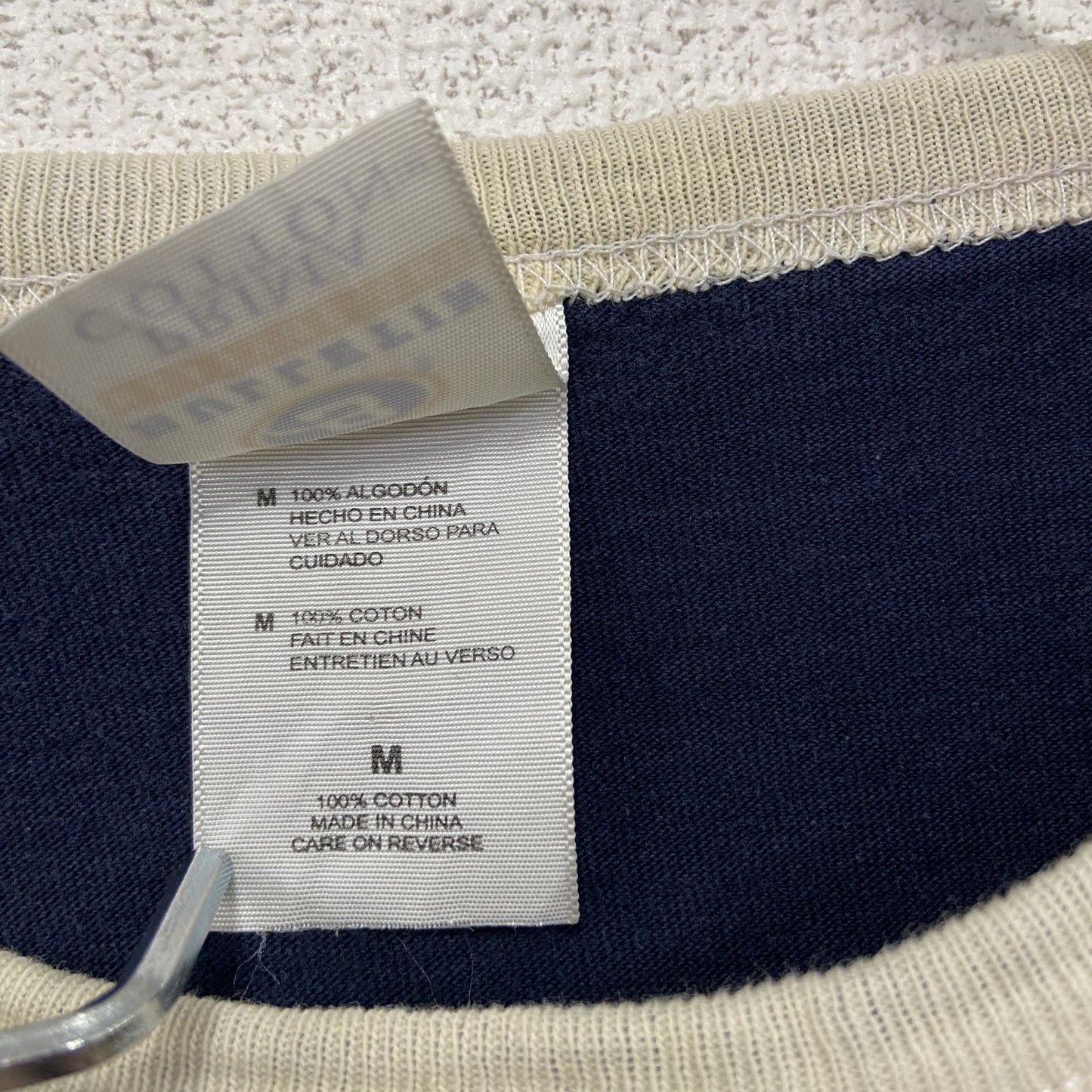 BULLETIN　NHL　半袖リンガーTシャツ　Toronto Maple Leafs　カナダ　紺　ネイビー　Mサイズ