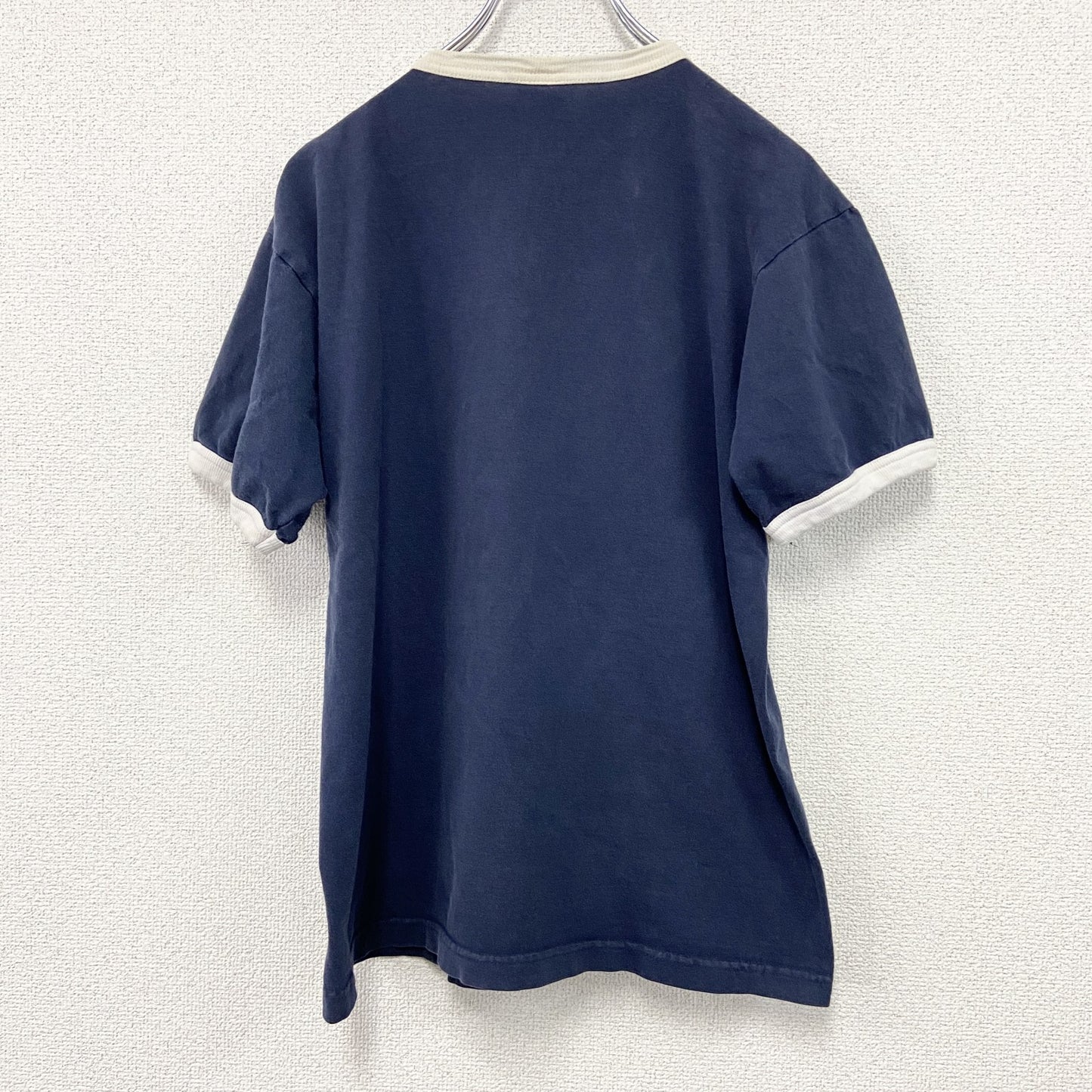 BULLETIN　NHL　半袖リンガーTシャツ　Toronto Maple Leafs　カナダ　紺　ネイビー　Mサイズ