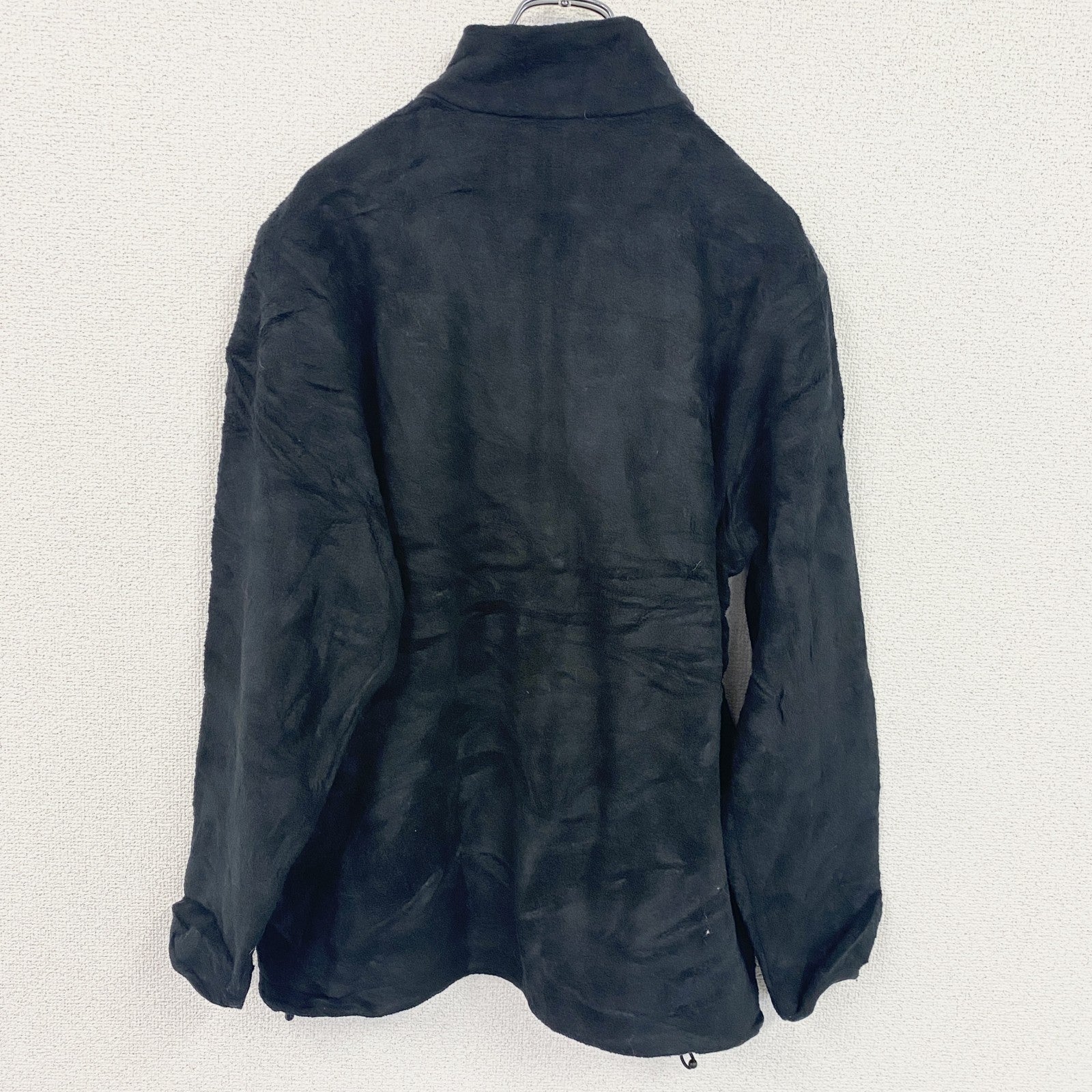 LAND’S END　ランズエンド　フルジップフリースジャケット　黒　ブラック　Mサイズ