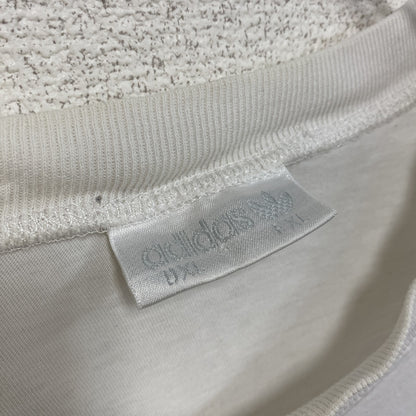 ～90s　adidas　アディダス　半袖プリントTシャツ　ヴィンテージ　白　ホワイト　XLサイズ