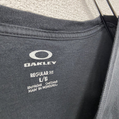 OAKELY　オークリー　半袖プリントTシャツ　カエル　黒　ブラック　Lサイズ