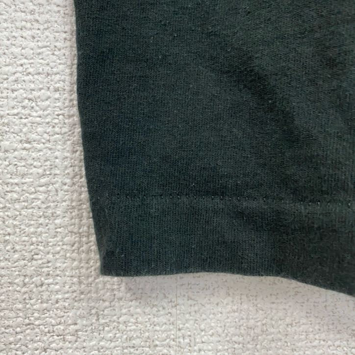 FRUIT OF THE LOOM　90s　半袖プリントTシャツ　シングルステッチ　黒　ブラック　Lサイズ