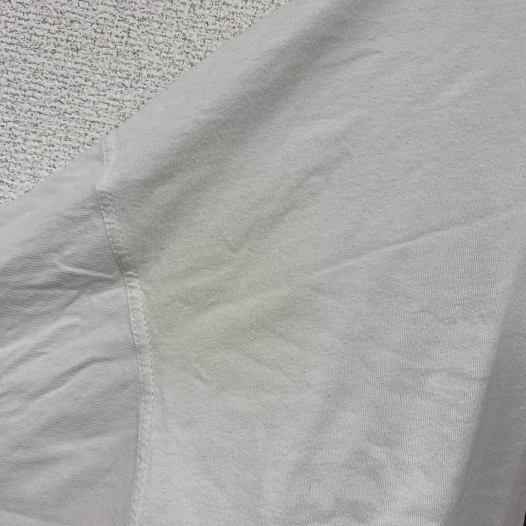 ～90s　adidas　アディダス　半袖プリントTシャツ　ヴィンテージ　白　ホワイト　XLサイズ