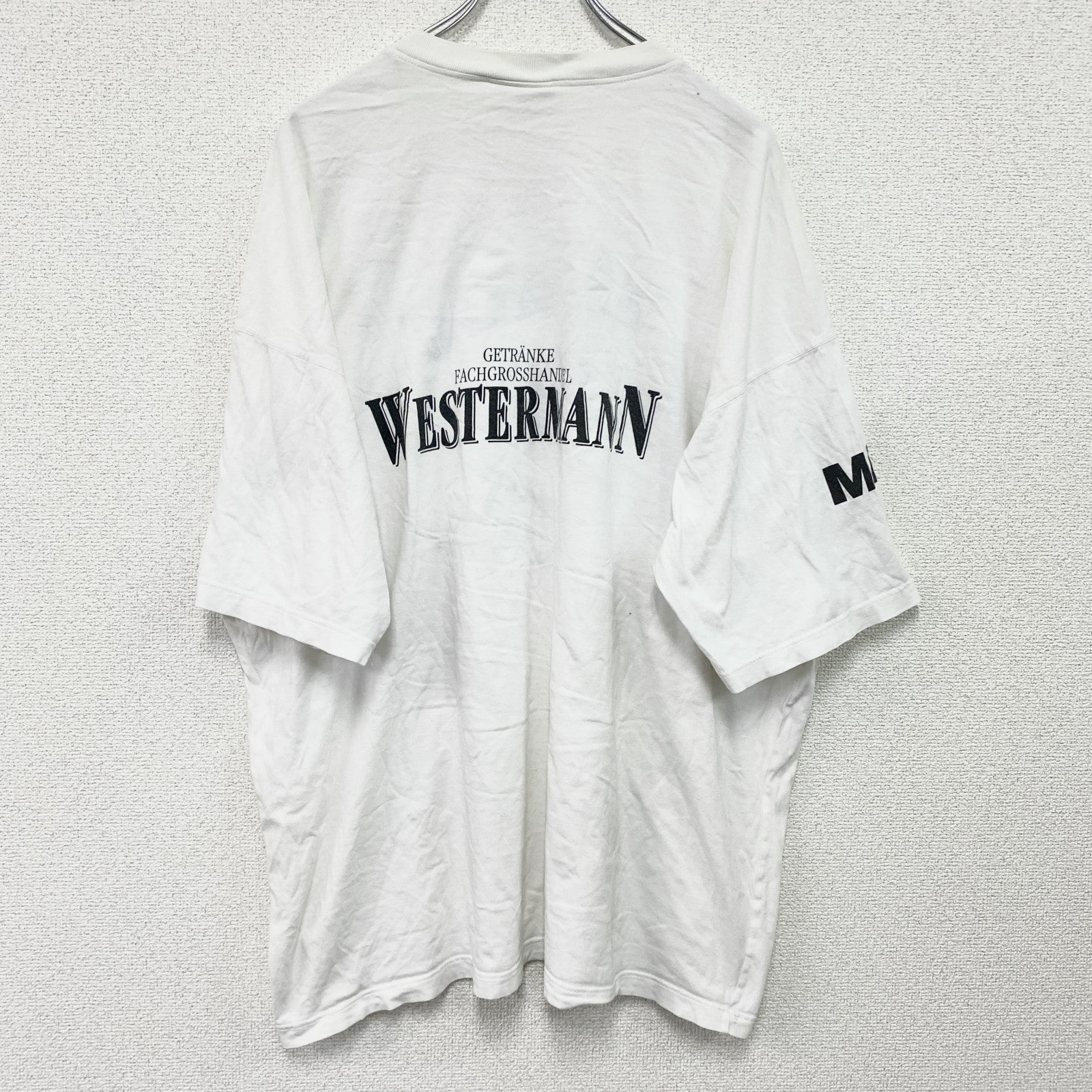 ～90s　adidas　アディダス　半袖プリントTシャツ　ヴィンテージ　白　ホワイト　XLサイズ