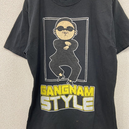 JERZEES　半袖アーティストTシャツ　Gangnam Style　江南スタイル　PSY　黒　ブラック　Mサイズ
