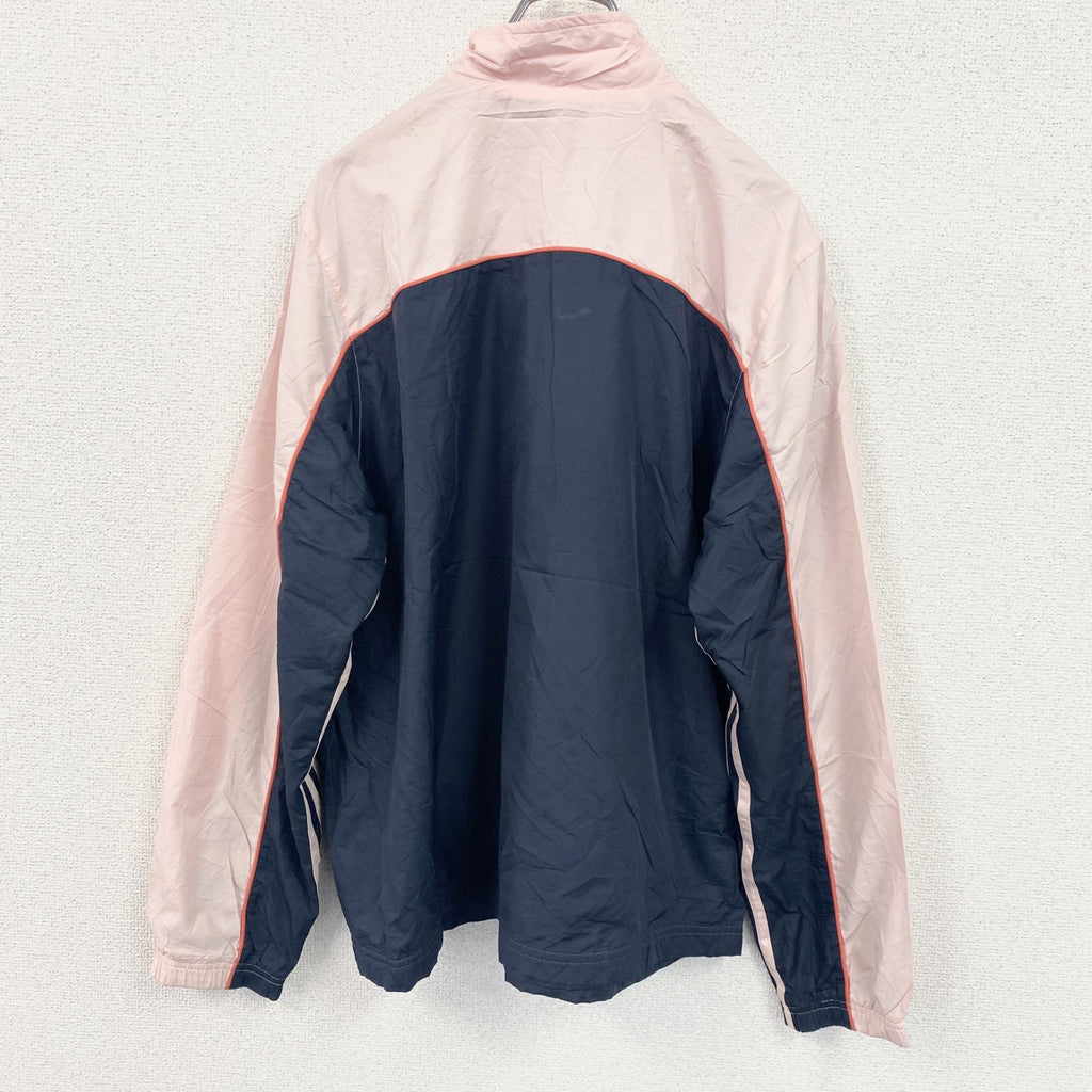 adidas　アディダス　フルジップジャケット　ピンク　ネイビー　バイカラー　XLサイズ