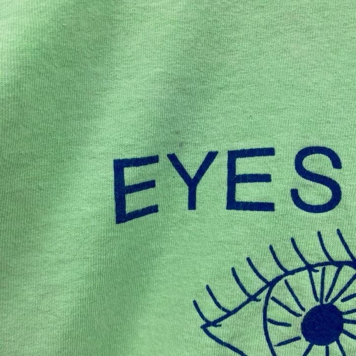 Murina　90s　半袖プリントTシャツ　シングルステッチ　黄緑　ライトグリーン　Lサイズ