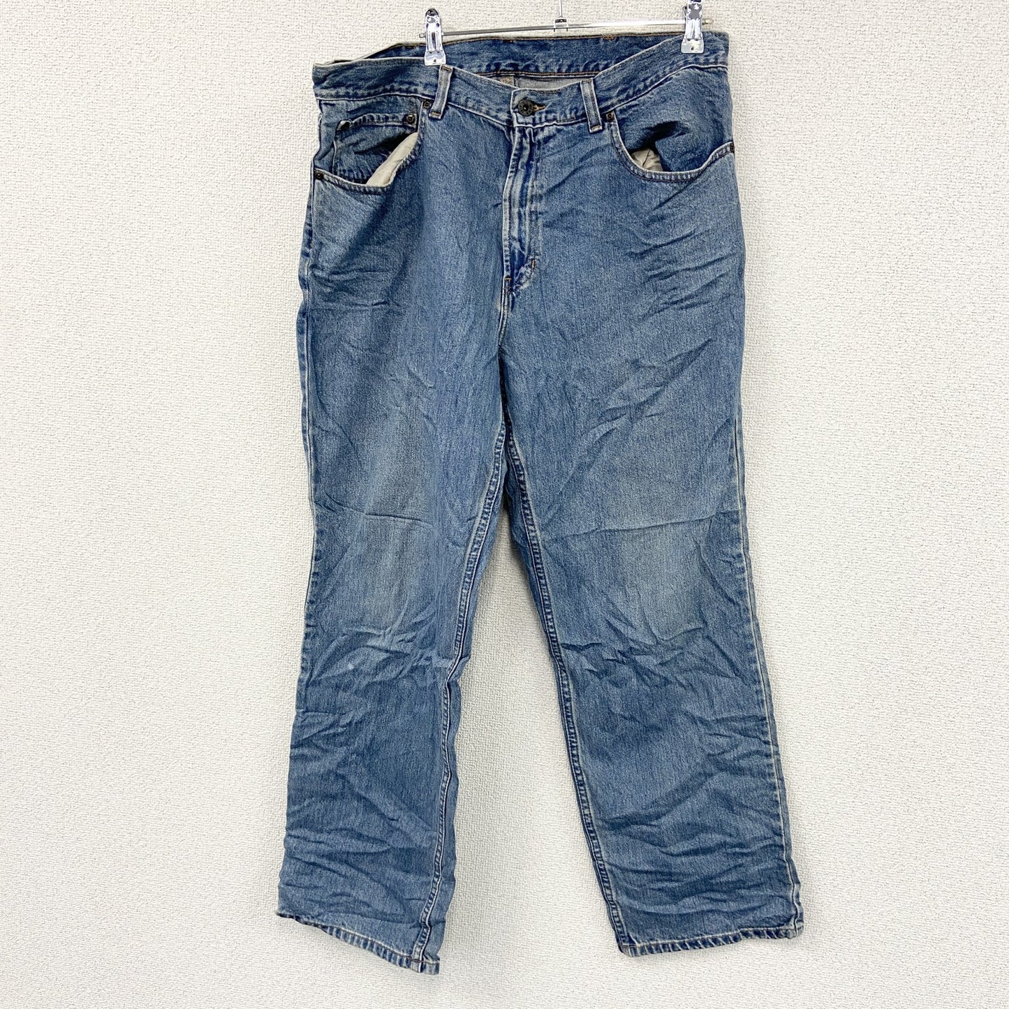 L.L.Bean　エルエルビーン　デニムパンツ/ジーンズ　ジップフライ　革パッチ　インディゴ　W36サイズ