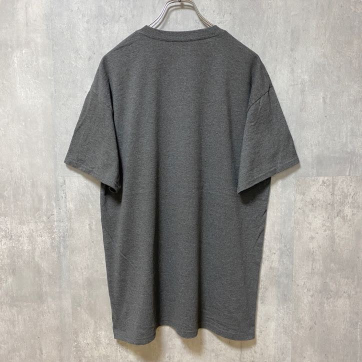 古着 used　NFL　SUPER BOWL　アメフト　半袖プリントTシャツ　グレー　スポーツ　レトロデザイン　Lサイズ