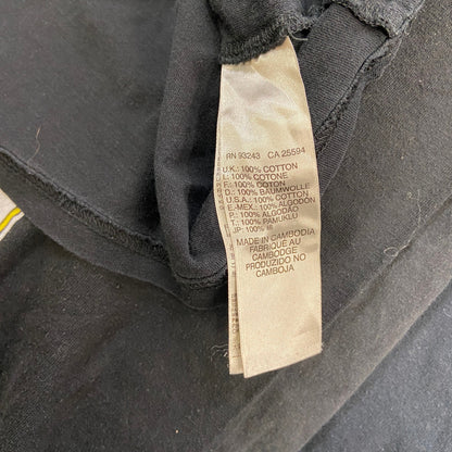 DIESEL　ディーゼル　半袖プリントTシャツ　黒　ブラック　Sサイズ