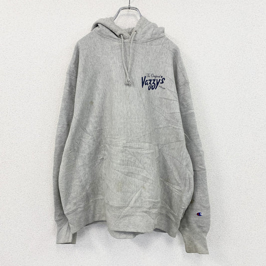 Champion　チャンピオン　リバースウィーブ　スウェットパーカー/フーディー　単色タグ　復刻　灰色　グレー　XLサイズ
