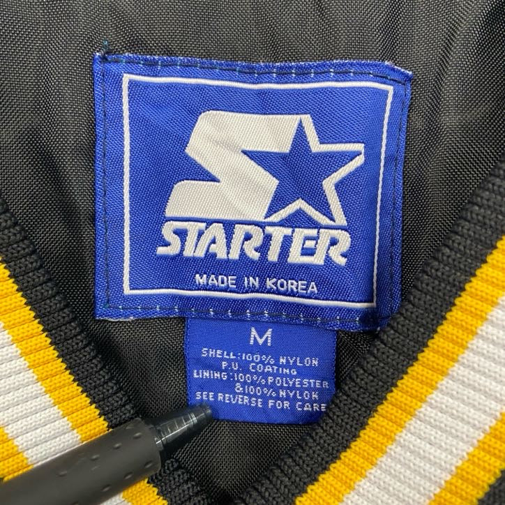 STARTER スターター　ナイロンジャケット　プルオーバー　黒　ブラック　Mサイズ