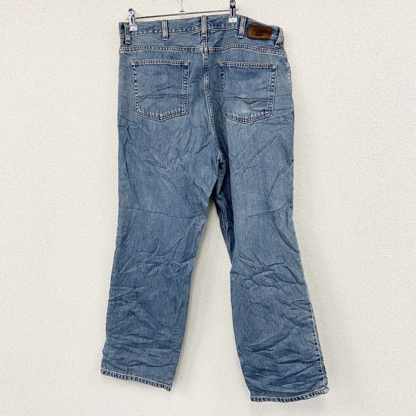 L.L.Bean　エルエルビーン　デニムパンツ/ジーンズ　ジップフライ　革パッチ　インディゴ　W36サイズ