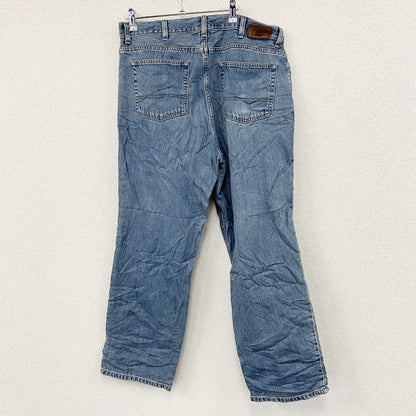L.L.Bean　エルエルビーン　デニムパンツ/ジーンズ　ジップフライ　革パッチ　インディゴ　W36サイズ