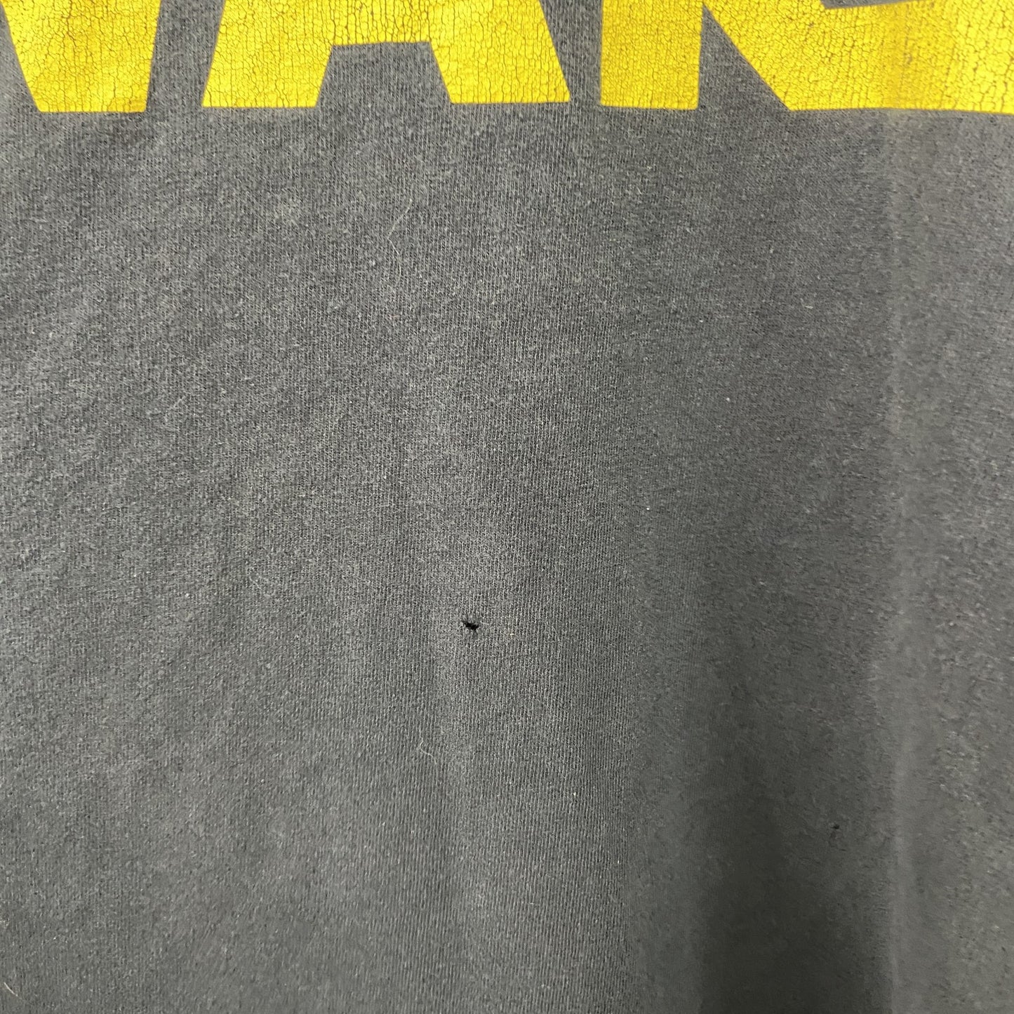 GILDAN　ギルダン　半袖プリントTシャツ　パロディT　PAC WARS　黒　ブラック　XLサイズ