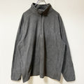 古着 used　C9 by Champion チャンピオン　長袖ハーフジップフリースジャケット　グレー　ロゴ刺　XLサイズ